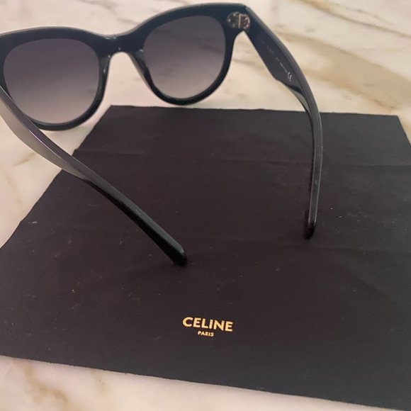 Celine Round Frame Acetate Sunglasses - Picture 3 of 12